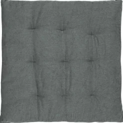 Stuhlkissen Bravo anthrazit Polyester B/L/S: ca. 40x40x3 cm