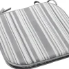 Stuhlkissen grau Polyester B/L/S: ca. 38x38x1 cm