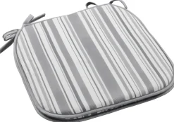 Stuhlkissen grau Polyester B/L/S: ca. 38x38x1 cm