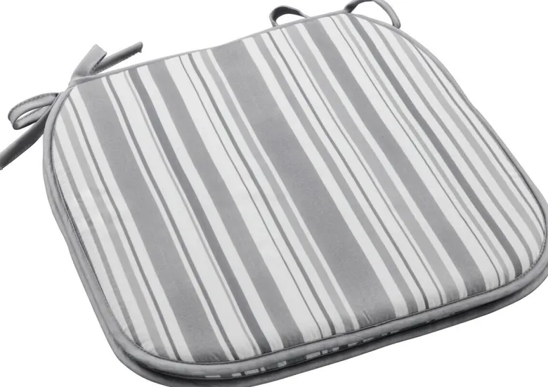 Stuhlkissen grau Polyester B/L/S: ca. 38x38x1 cm