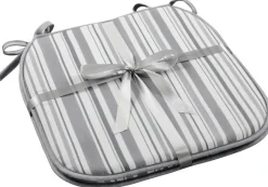 Stuhlkissen grau Polyester B/L/S: ca. 38x38x1 cm
