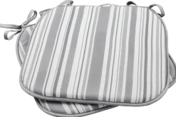 Stuhlkissen grau Polyester B/L/S: ca. 38x38x1 cm