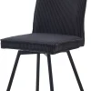 Stuhl Lara anthrazit Kord B/H/T: ca. 47x89x58 cm