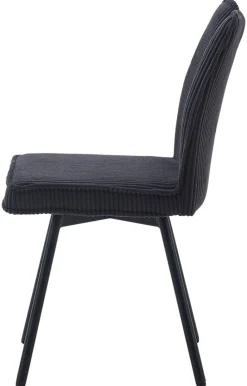 Stuhl Lara anthrazit Kord B/H/T: ca. 47x89x58 cm
