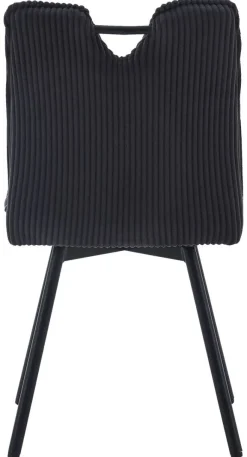 Stuhl Lara anthrazit Kord B/H/T: ca. 47x89x58 cm