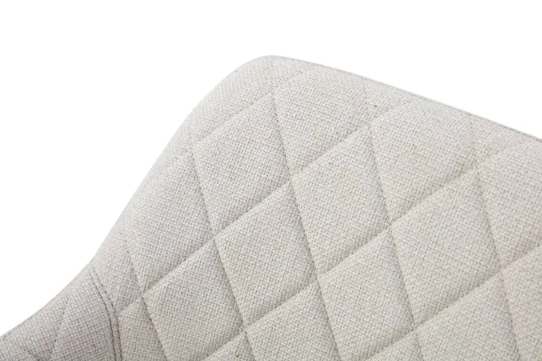 Stuhl LEA, 2er Set creme Webstoff B/H/T: ca. 56x83x60 cm