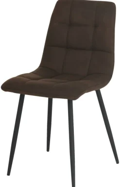 Stuhl Lech braun Microfaser B/H/T: ca. 45x88x53,5 cm