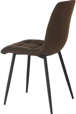 Stuhl Lech braun Microfaser B/H/T: ca. 45x88x53,5 cm