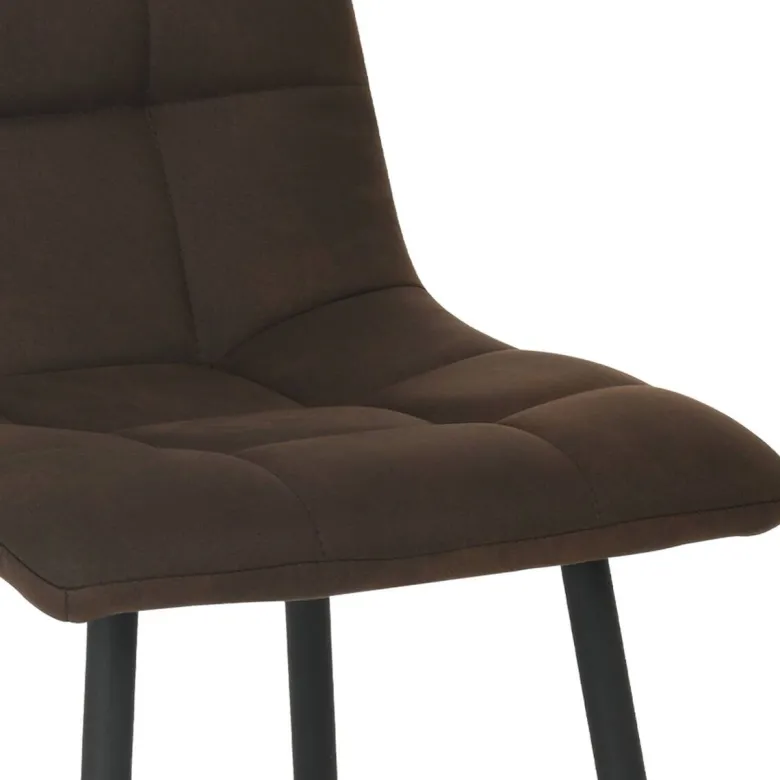 Stuhl Lech braun Microfaser B/H/T: ca. 45x88x53,5 cm