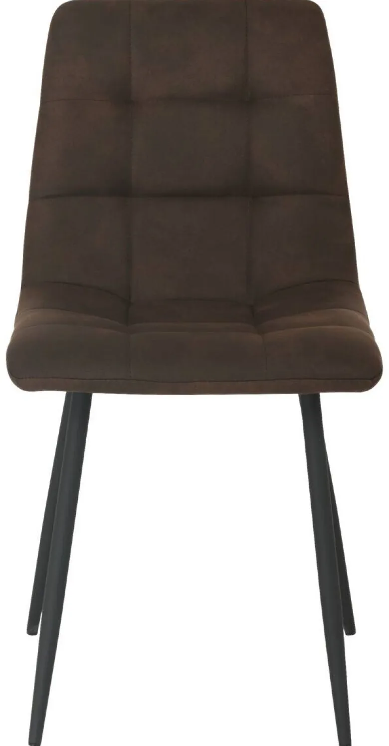 Stuhl Lech braun Microfaser B/H/T: ca. 45x88x53,5 cm