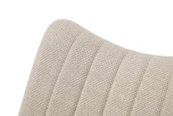 Stuhl LOTTA, 2er Set creme Webstoff B/H/T: ca. 53x86x59 cm