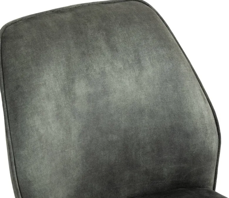 Stuhl Mailand moosgrün Microfaser B/H/T: ca. 53x89x64 cm