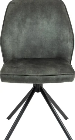 Stuhl Mailand moosgrün Microfaser B/H/T: ca. 53x89x64 cm