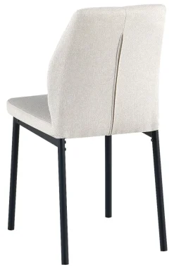 Stuhl Marbella beige Webstoff B/T: ca. 45x56 cm