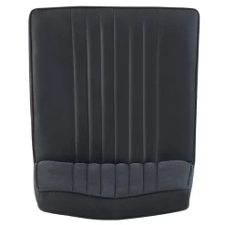 Stuhl Mona anthrazit schwarz Microfaser Metall