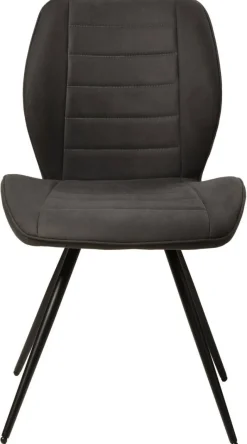 Stuhl New York anthrazit Microfaser B/H/T: ca. 51x87x55 cm