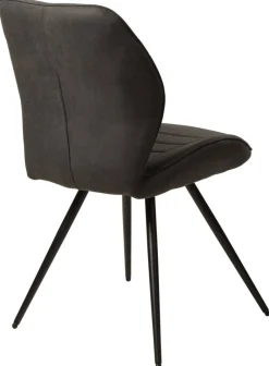 Stuhl New York anthrazit Microfaser B/H/T: ca. 51x87x55 cm