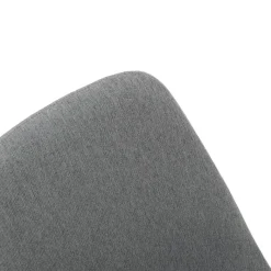 Stuhl Pia grau buche Microfaser Metall