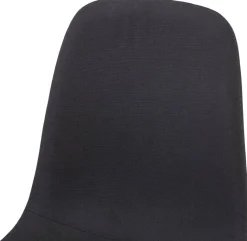 Stuhl Pia schwarz Microfaser B/H/T: ca. 44x87x41 cm