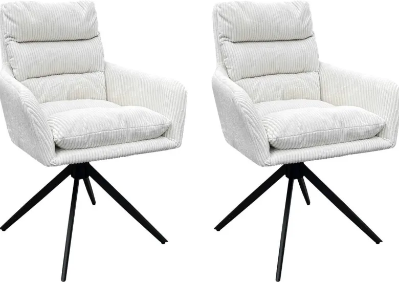 Stuhl PURA 2er-Set. B/H/T: ca. 58x88x64 cm