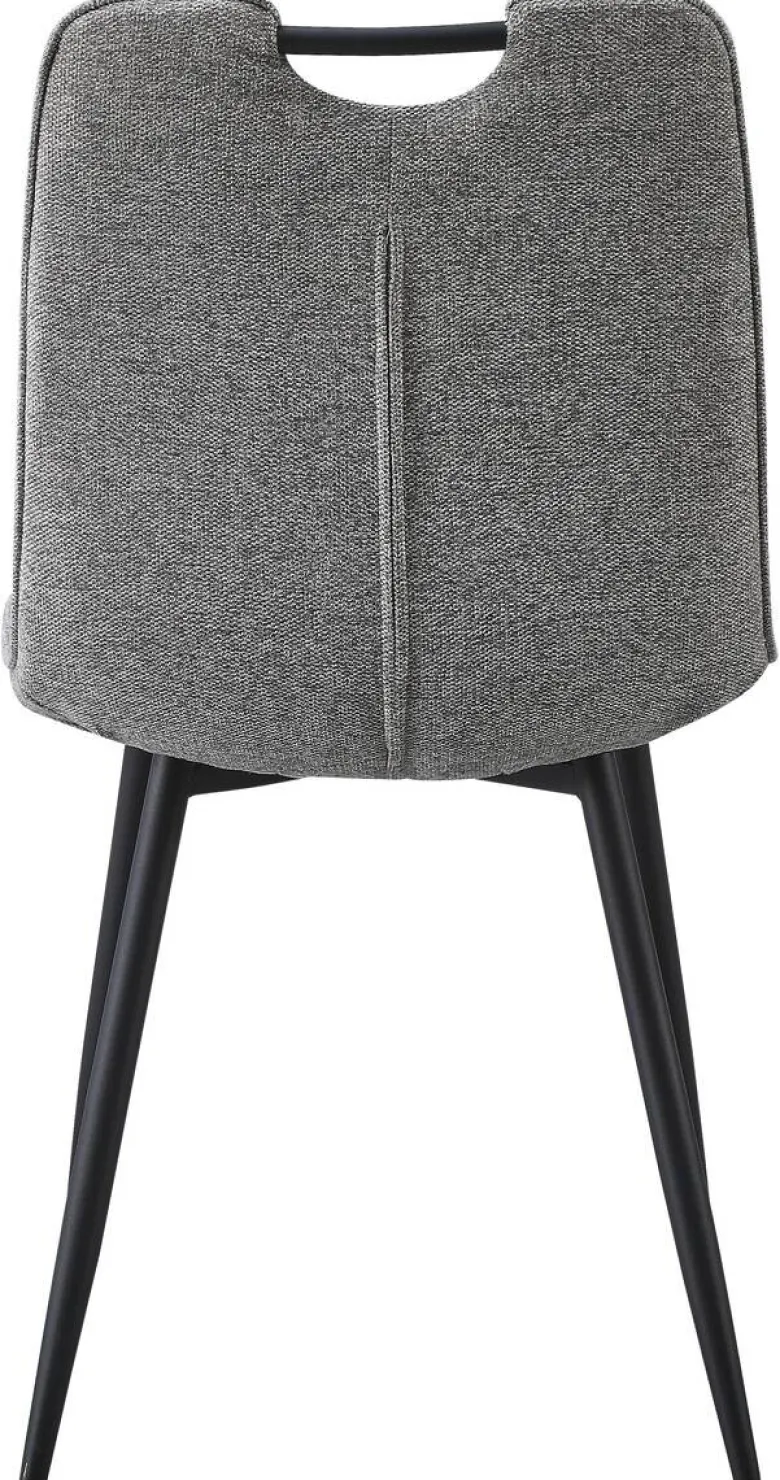 Stuhl Sana grau Webstoff B/H/T: ca. 45x87x59 cm