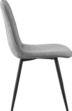 Stuhl Sana grau Webstoff B/H/T: ca. 45x87x59 cm