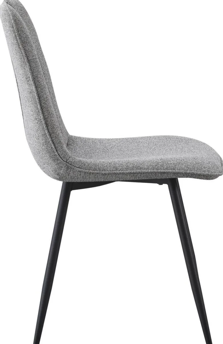 Stuhl Sana grau Webstoff B/H/T: ca. 45x87x59 cm