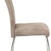 Stuhl Susi 2er Set beige Vintage Microfaser B/H/T: ca. 44x98x61 cm