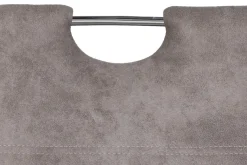 Stuhl Susi 2er Set grau Vintage Microfaser B/H/T: ca. 44x98x61 cm