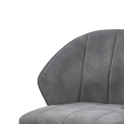 Stuhl Sven grau Microfaser B/H/T: ca. 56,5x80x60 cm