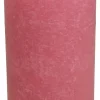 Stumpenkerze rosé H/D: ca. 9x6,8 cm