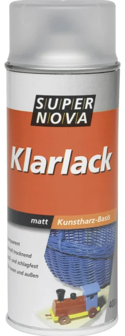 Super-Nova Klarlack Spray farblos seidenmatt ca. 0,4 l