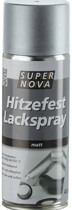 Super-Nova Lackspray Hitzefest silber matt ca. 0,4 l