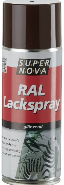 Super-Nova Lackspray schokobraun hochglänzend ca. 0,4 l