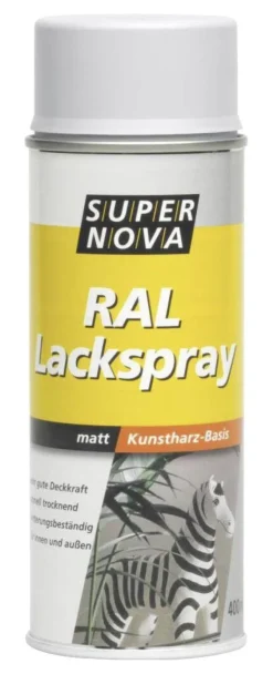 Super-Nova Lackspray weiß seidenmatt ca. 0,4 l