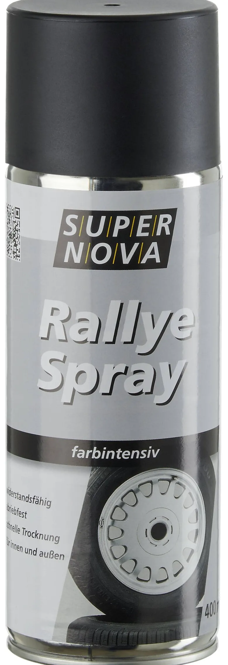 Super-Nova Rallye-Spray mattschwarz matt ca. 0,4 l