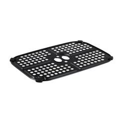 SWISS HOME Doppel-Heißluftfritteuse SH-6931 schwarz Kunststoff B/H/L: ca. 24x28x32 cm ca. 3 l
