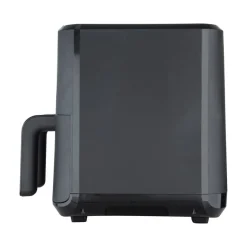 SWISS HOME Doppel-Heißluftfritteuse SH-6931 schwarz Kunststoff B/H/L: ca. 24x28x32 cm ca. 3 l