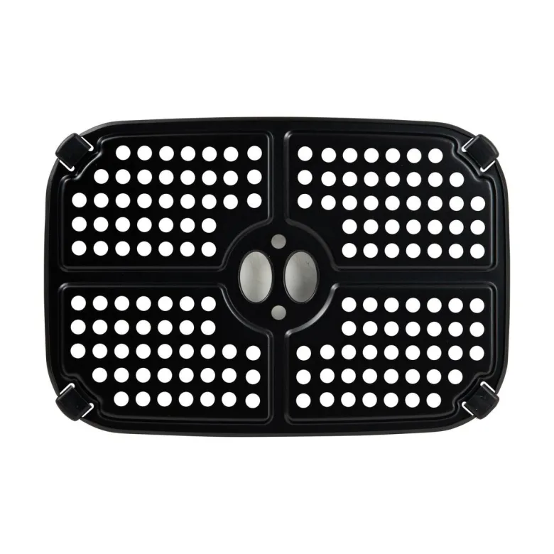 SWISS HOME Doppel-Heißluftfritteuse SH-6931 schwarz Kunststoff B/H/L: ca. 24x28x32 cm ca. 3 l
