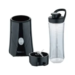 SWISS HOME Reise-Blender schwarz Edelstahl B/H/L: ca. 12x24,5x20,5 cm