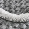 Tagesdecke Wabe Flanell anthrazit Polyester B/L: ca. 200x230 cm