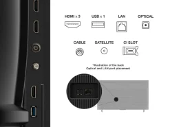 TCL LED-Fernseher 55T69CX1 B/H: ca. 123x75 cm