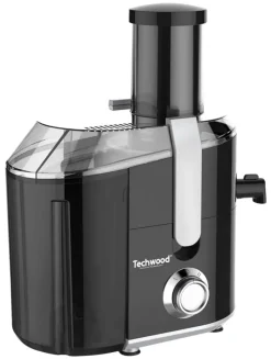 Techwood Entsafter TCF1808 schwarz Metall Kunststoff B/H/L: ca. 33x36x19 cm ca. 2,2 l