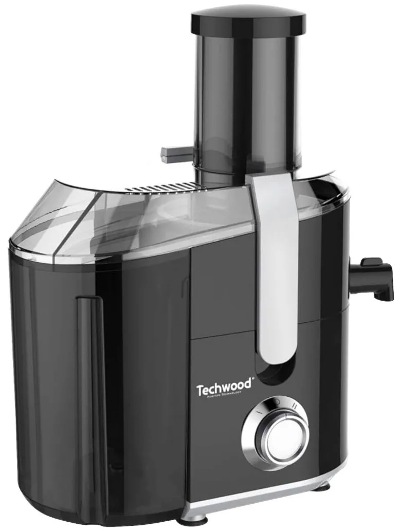 Techwood Entsafter TCF1808 schwarz Metall Kunststoff B/H/L: ca. 33x36x19 cm ca. 2,2 l