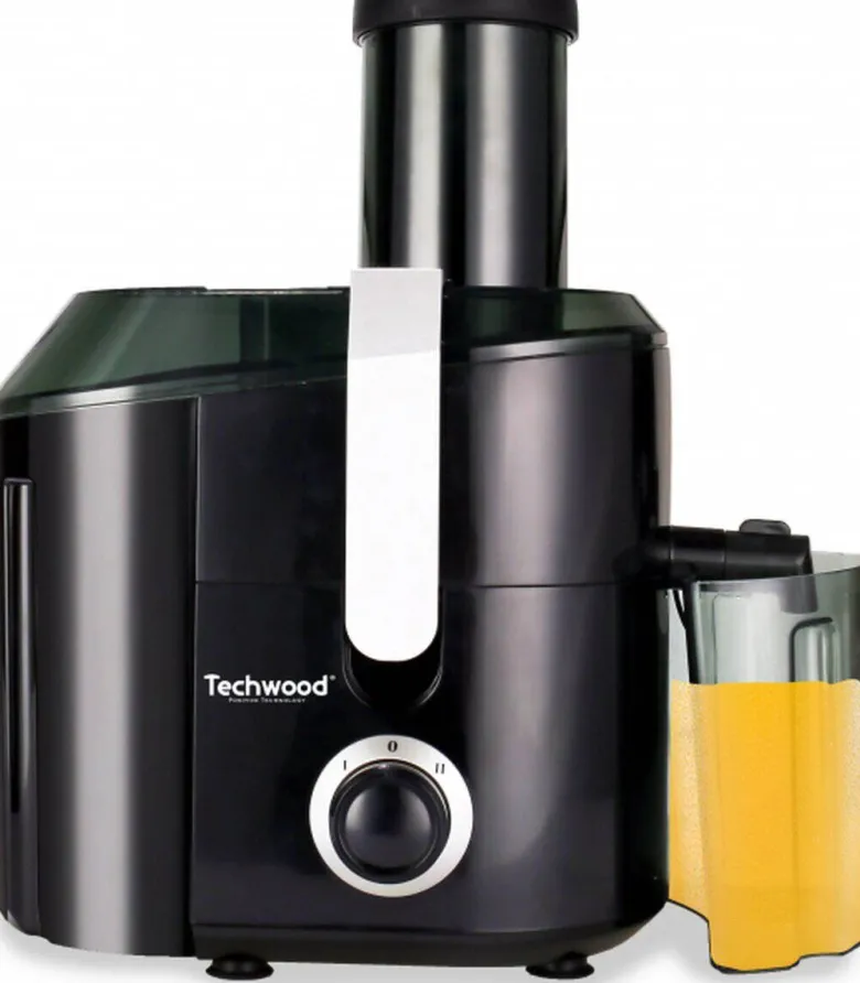 Techwood Entsafter TCF1808 schwarz Metall Kunststoff B/H/L: ca. 33x36x19 cm ca. 2,2 l