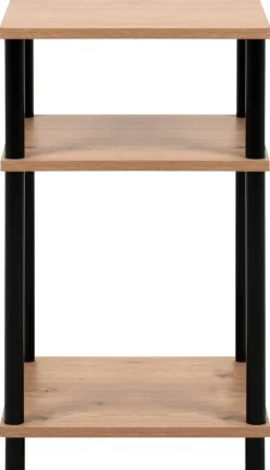Telefontisch Tobi Eiche Artisan Nachbildung schwarz B/H/T: ca. 34x60x30 cm