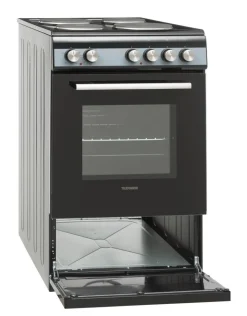TELEFUNKEN Standherd 50cm mit Massekochfeld TF-FS-5060-H4 schwarz B/H/T: ca. 50x85x60 cm