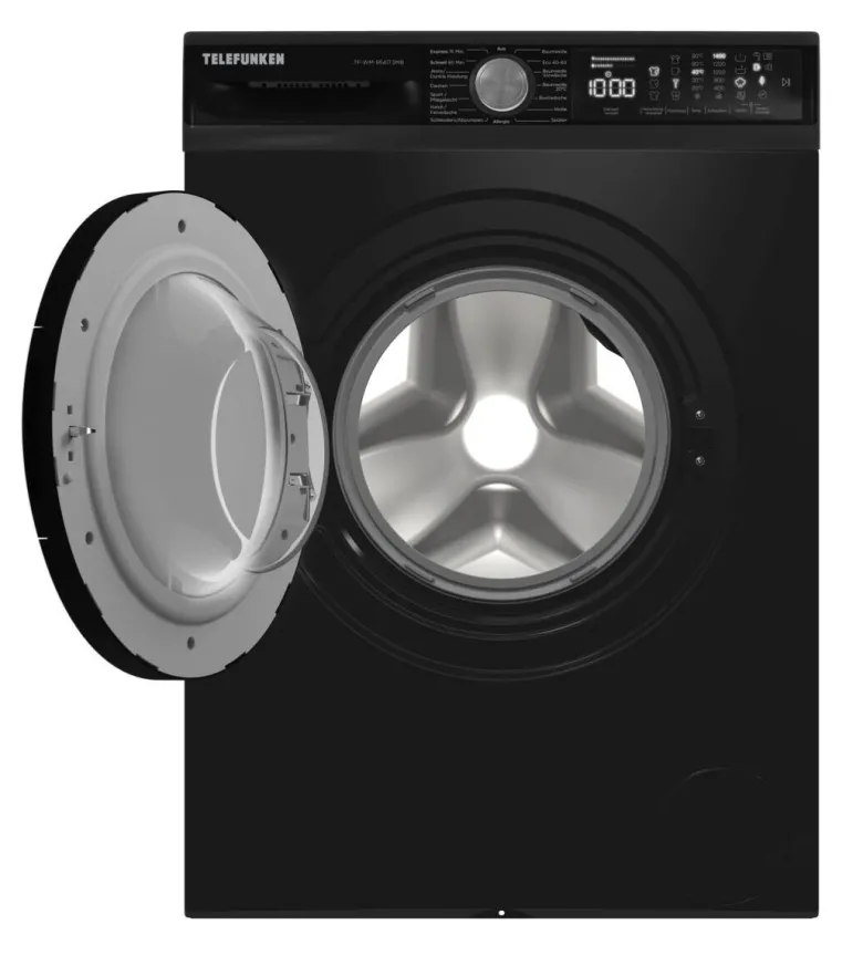 Telefunken Waschmaschine TF-WM-9541T3MB mattschwarz B/H/T: ca. 59,7x84,5x58,2 cm