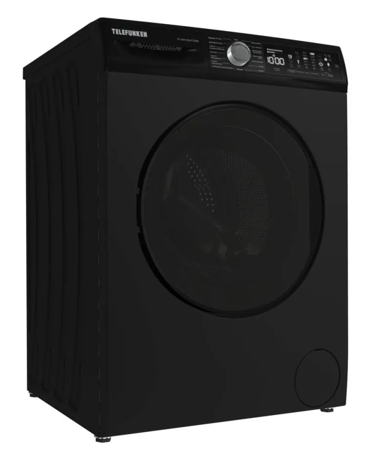 Telefunken Waschmaschine TF-WM-9541T3MB mattschwarz B/H/T: ca. 59,7x84,5x58,2 cm