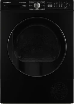 Telefunken Wärmepumpentrockner TF-WP-1128T3MB mattschwarz B/H/T: ca. 59,6x84,5x60,9 cm ca. 80 kg